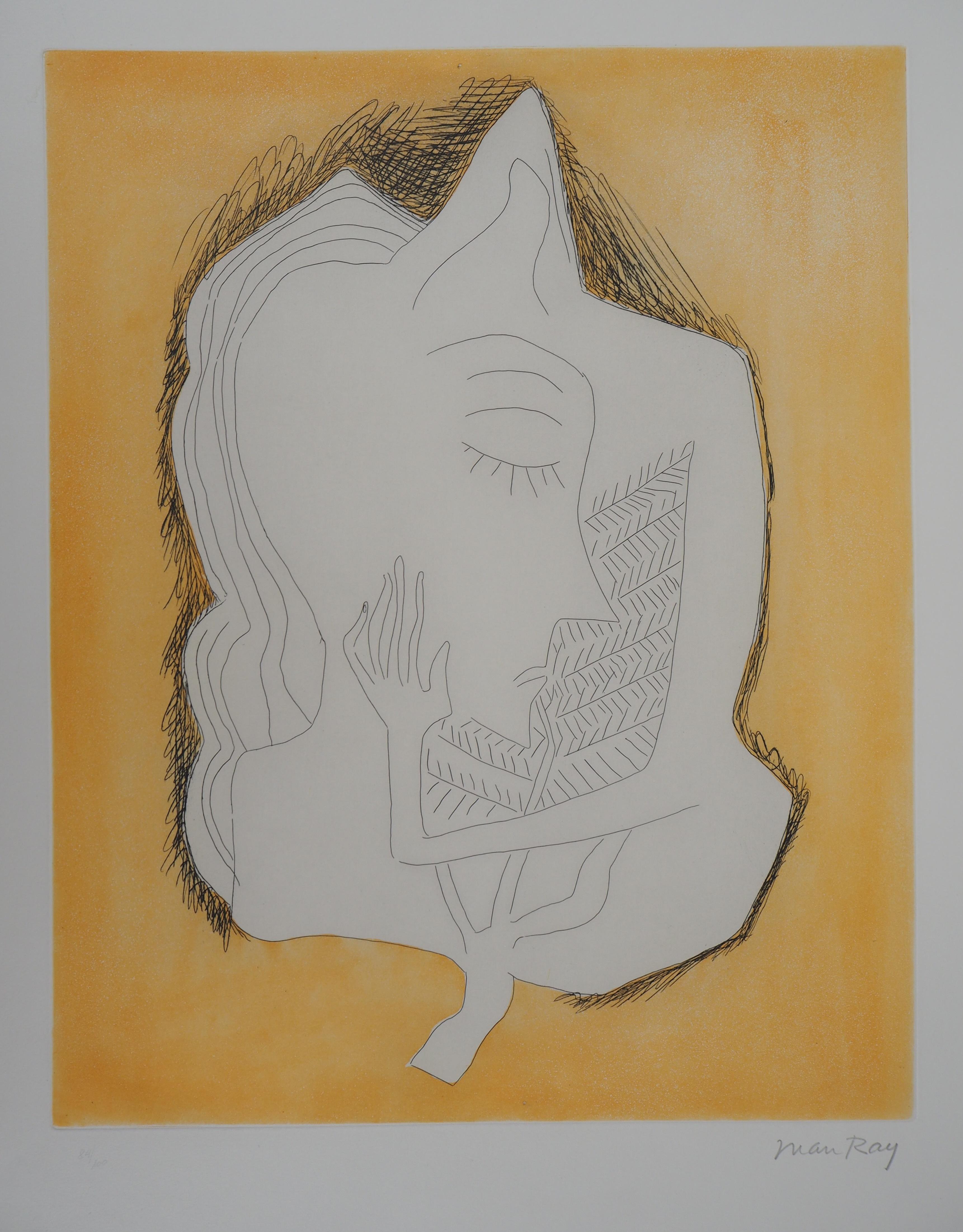 Tenderness - Original handsigned etching (Anselmino #38) (Surrealismus), Print, von Man Ray