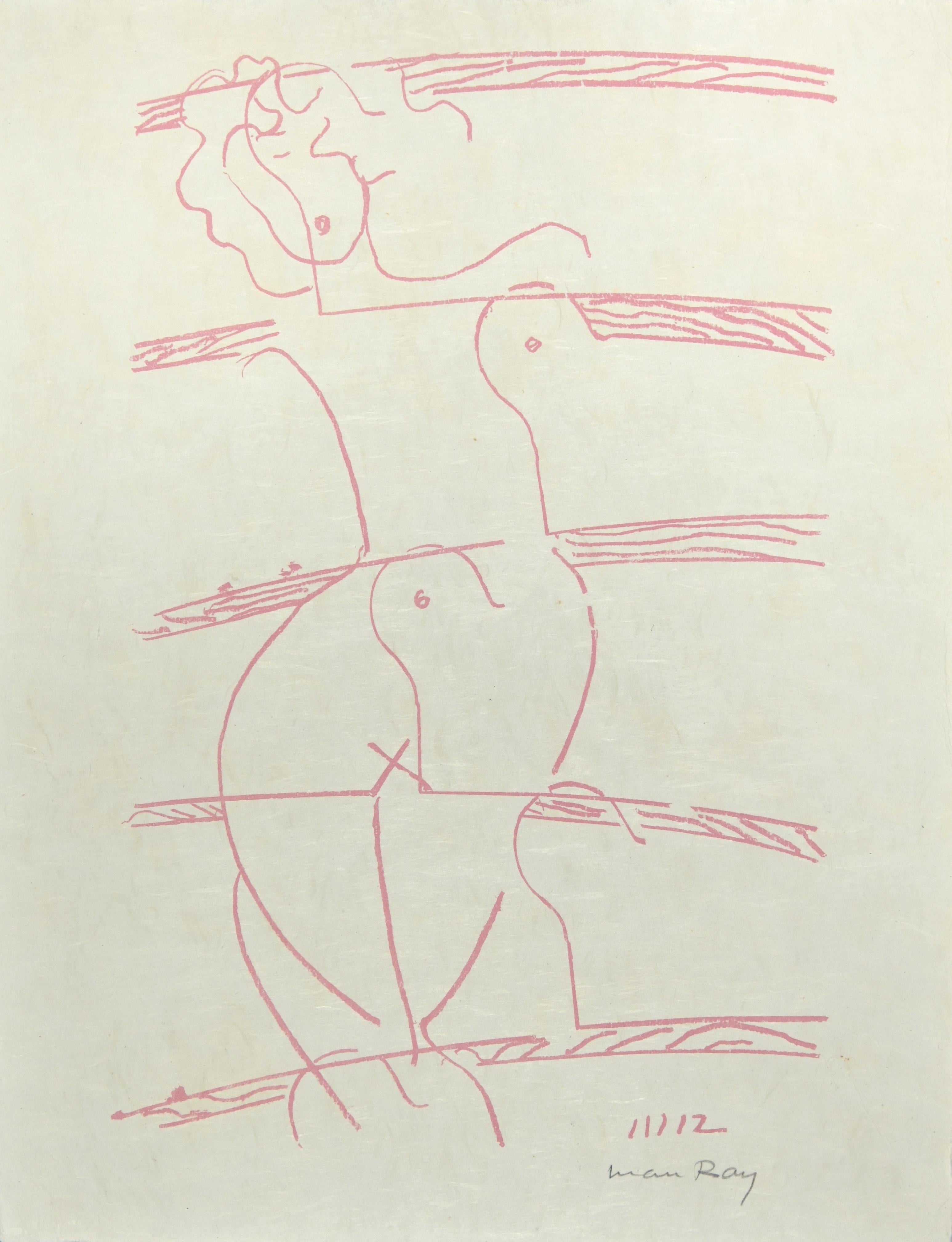 Das Absolute Reale – Lithographie von Man Ray – 1964