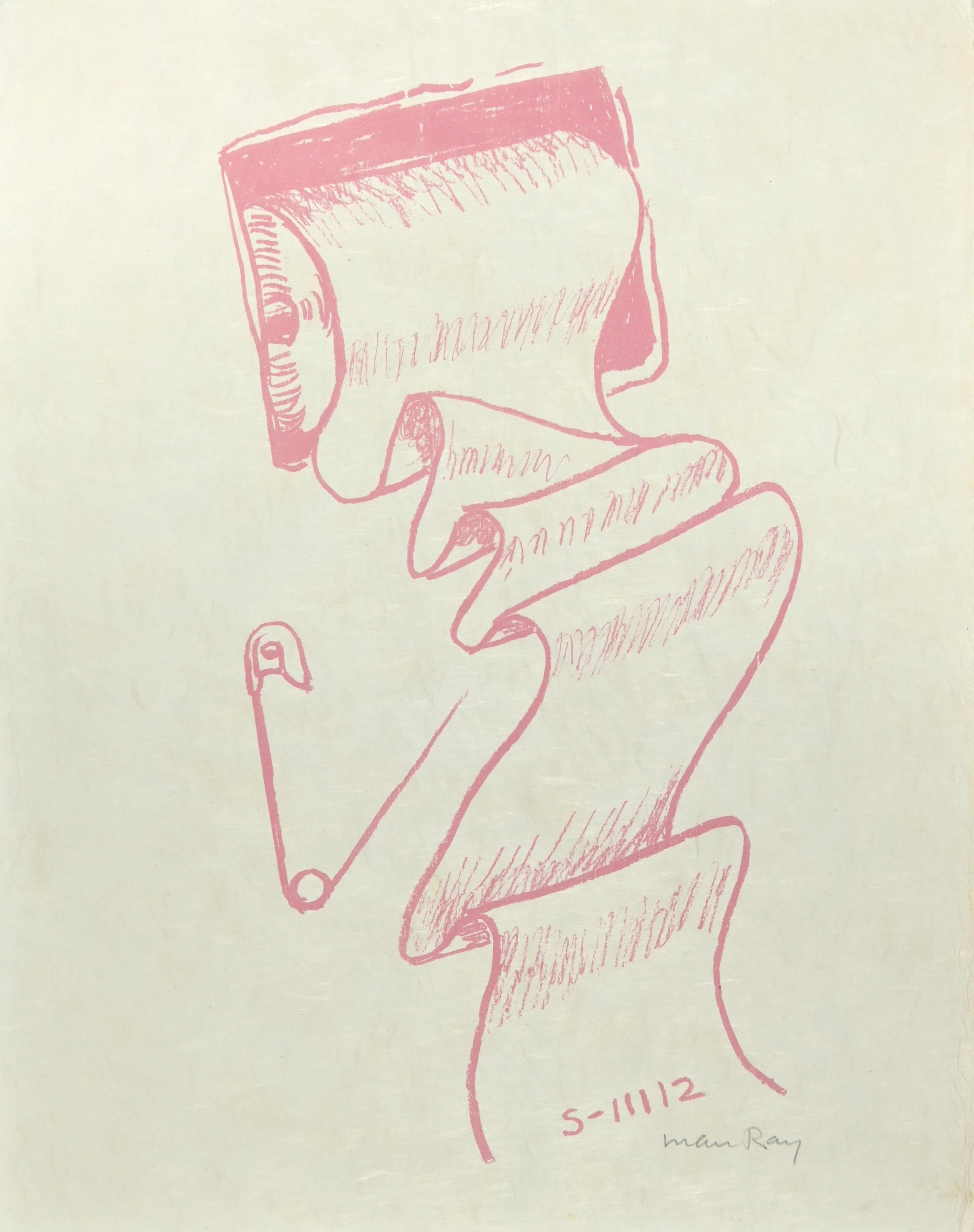 L'absolument réel - Lithographie de Man Ray - 1964