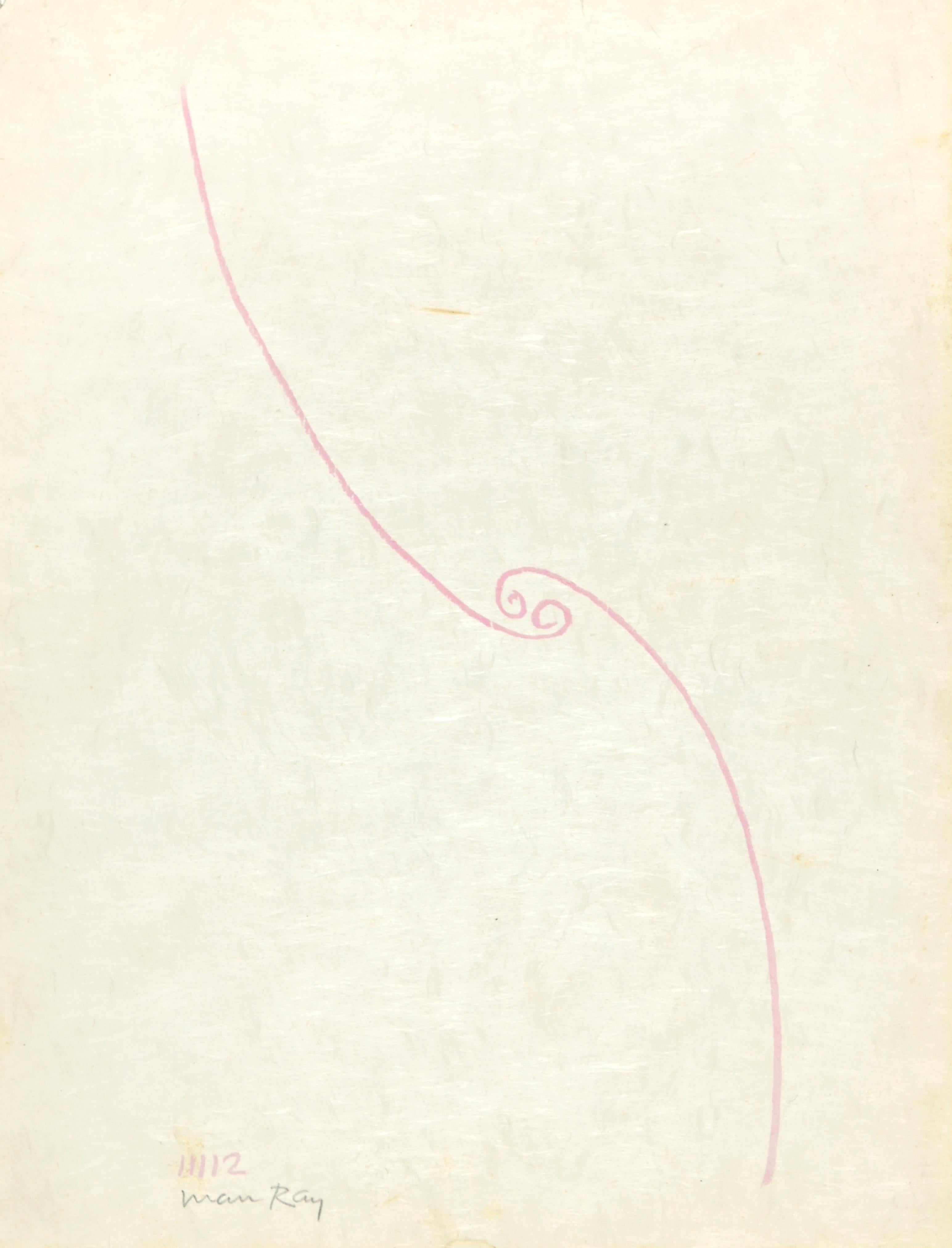 The Absolute Real ist eine Lithographie von Man Ray aus dem Jahr 1964.

Vom Künstler mit Bleistift handschriftlich signiert. 

Lithographie in roter Tinte, 1964. Die von Schwarz herausgegebene Lithografie ist Teil der Suite, die zusammen mit