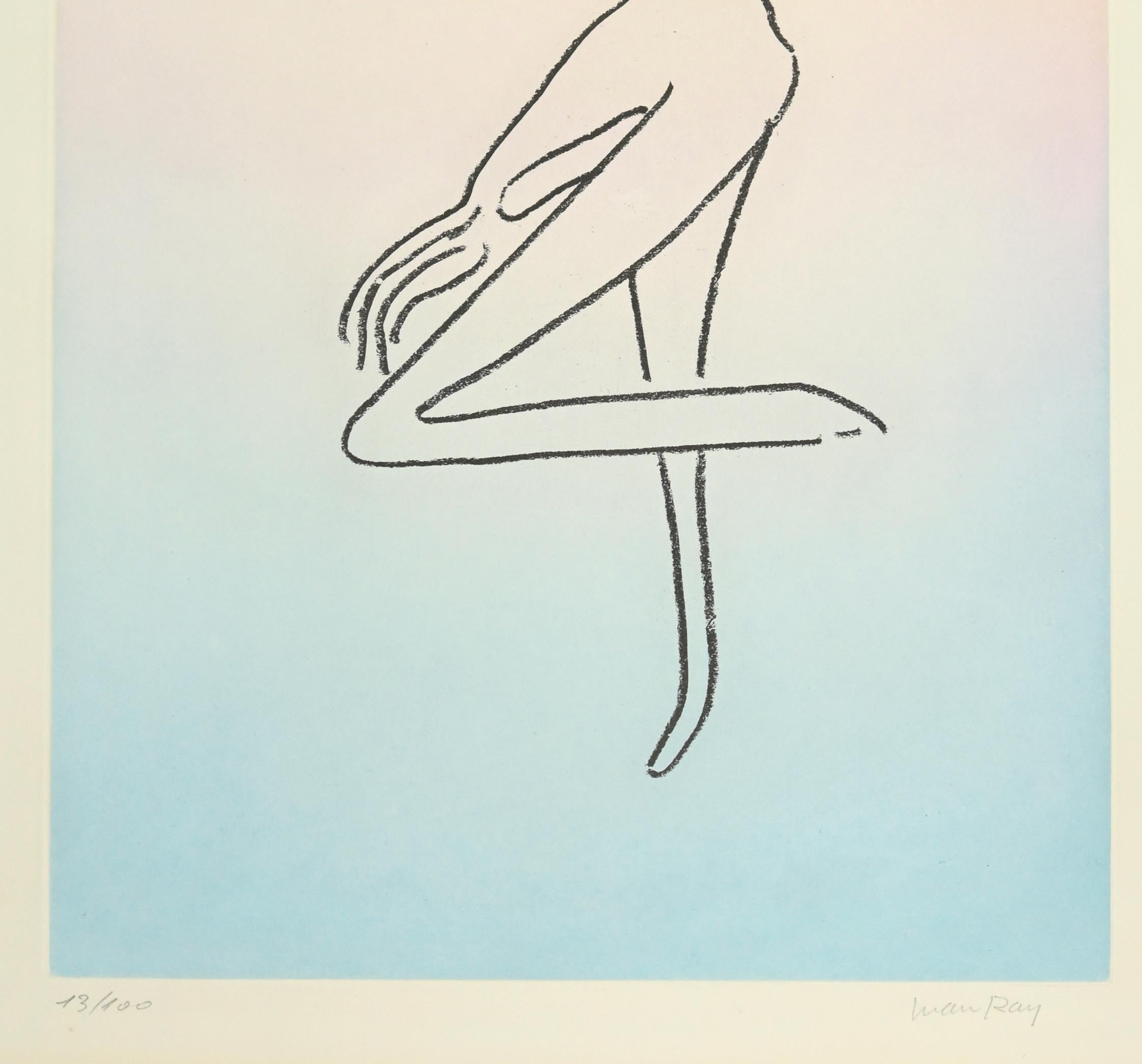 Sans titre - Gravure de Man Ray - 1976 en vente 1