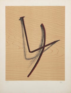 Untitled (Nails), Surrealist Lithograph by Man Ray
