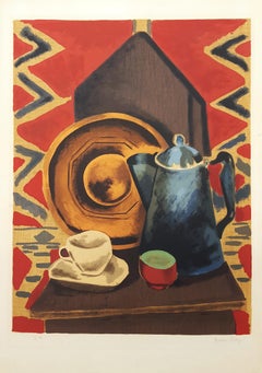 Untitled (Still Life with Coffee Pot, Cup and Saucer)