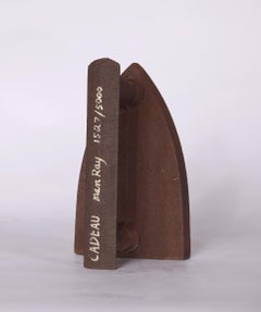 Cadeau - Early 20th Century, Man Ray, Surrealism, Iron, Still-Life Sculptures