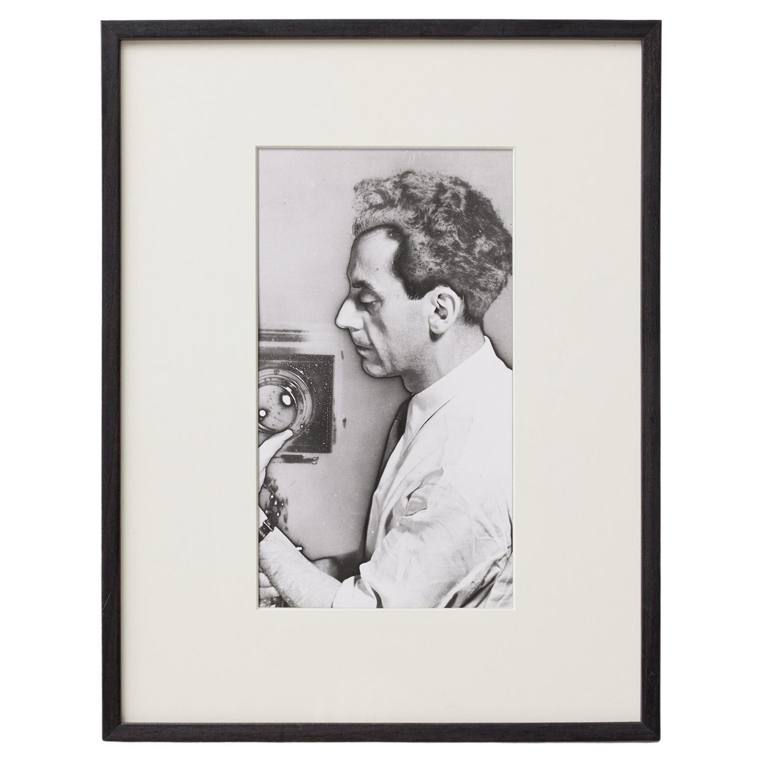 Man Ray Self-Portrait — Gelatin-Silver Archive Print (1980s), Framed