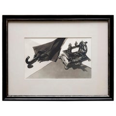 Man Ray Surrealist Framed Black and White Photography 'Hommage a Lautréamont'