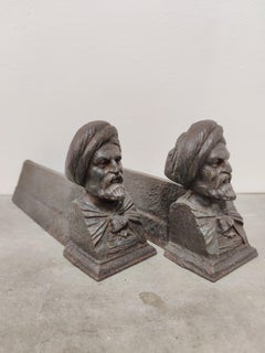 Man with a Turban, Andirons / Fire Dogs