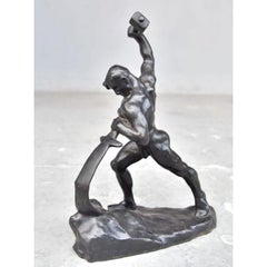 Man mit Mühe aus Gusseisen, 1976