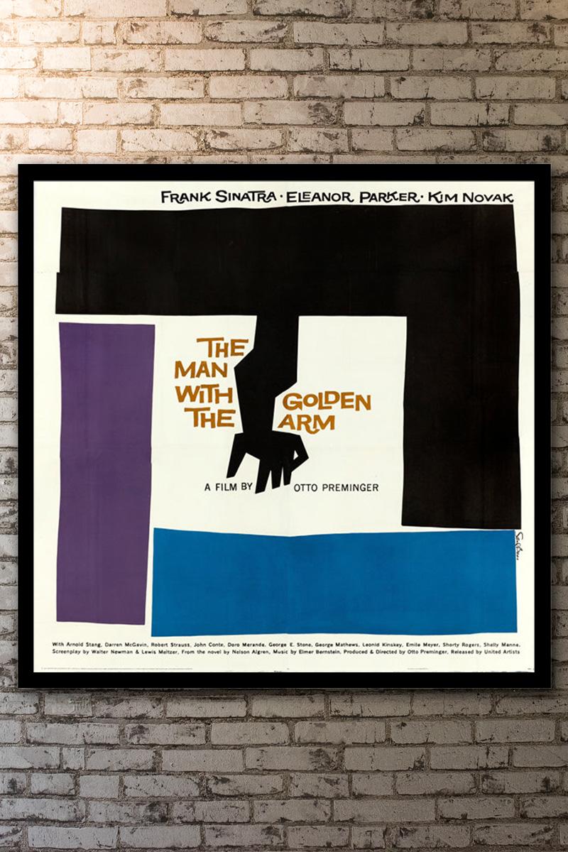 Man With The Golden Arm, The (1955) Poster In Good Condition For Sale In London, GB