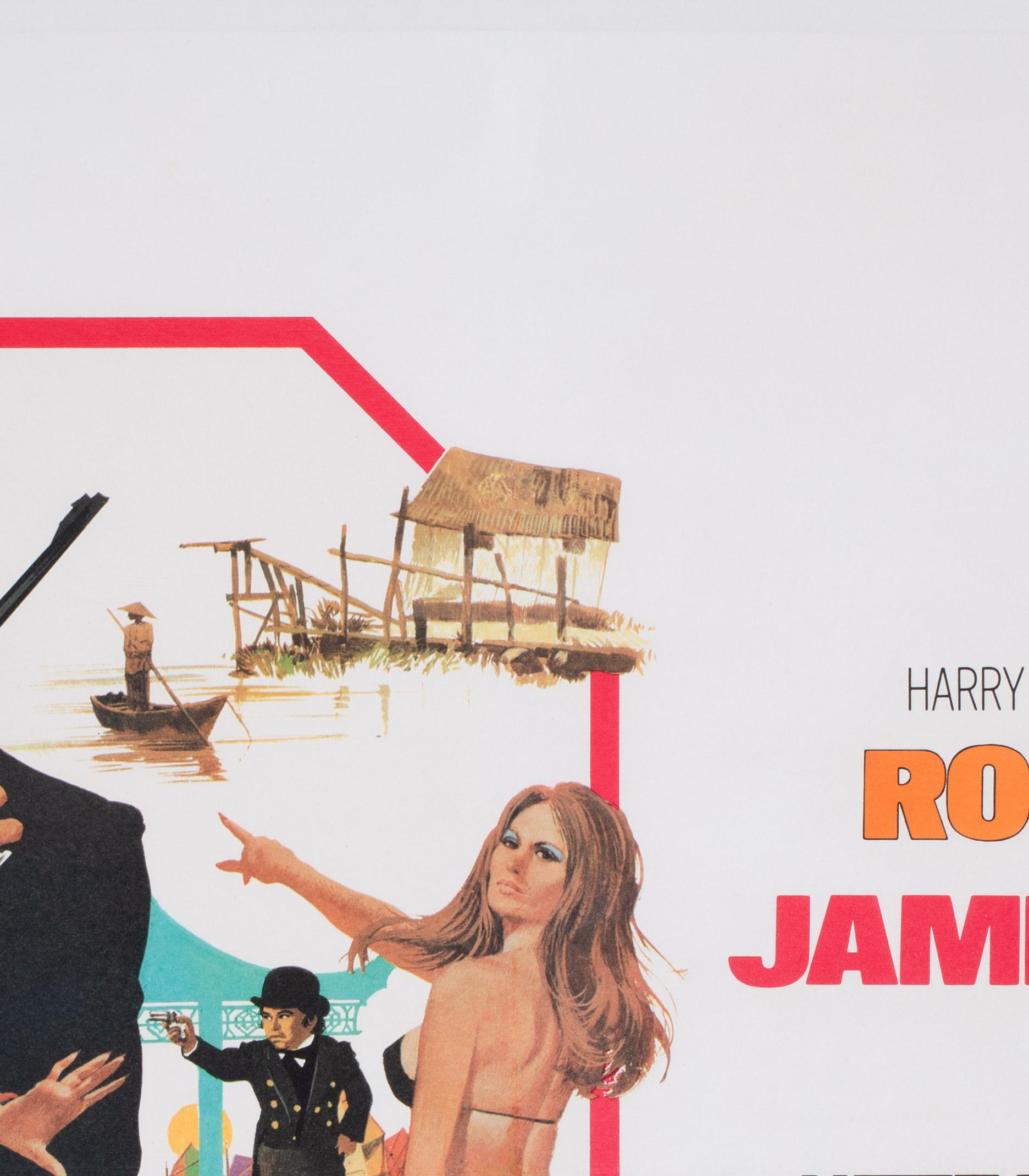 Man with the Golden Gun, James Bond, UK Film Poster, Robert McGinnis, 1974 In Good Condition In Bath, Somerset