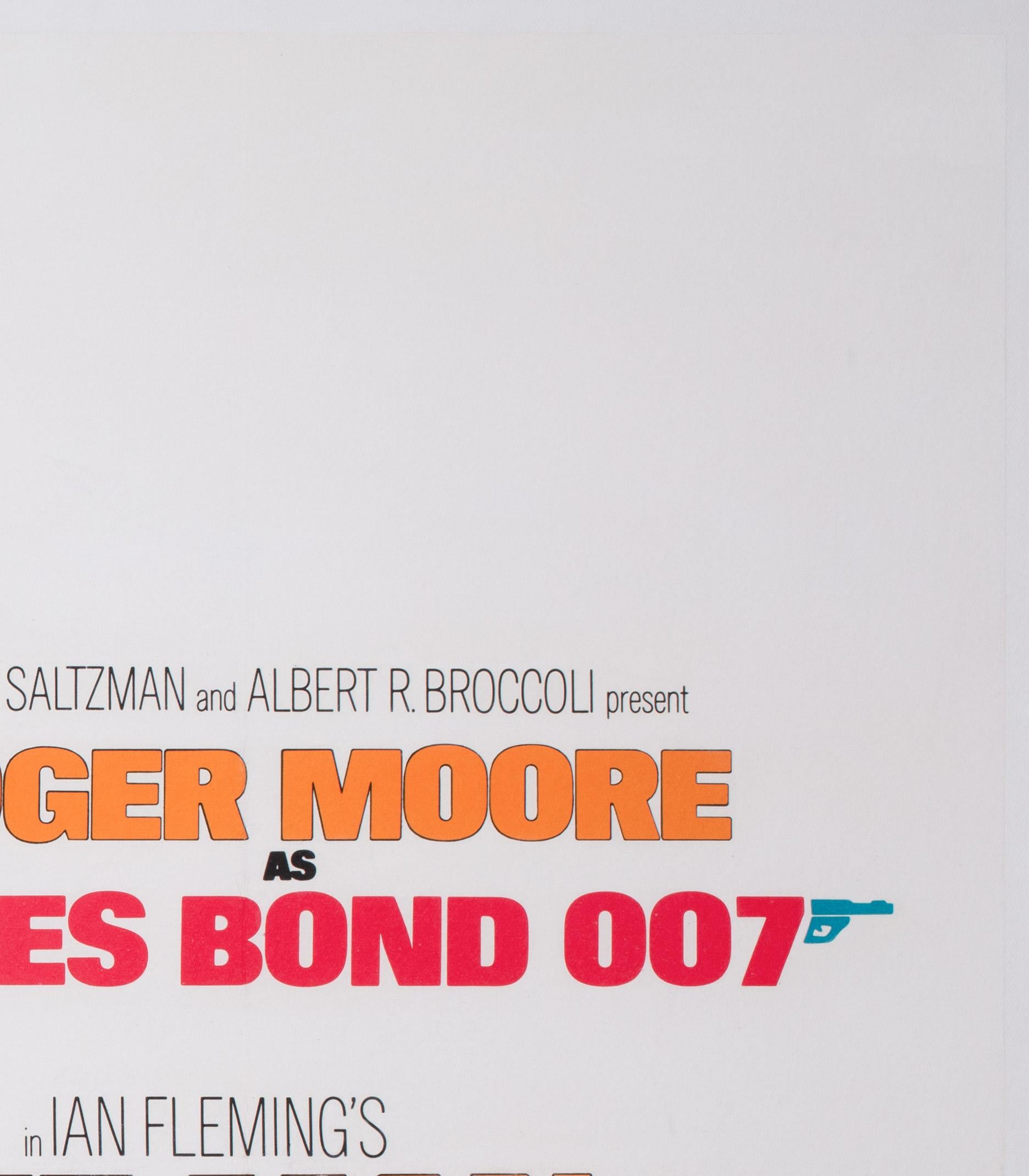 20th Century Man with the Golden Gun, James Bond, UK Film Poster, Robert McGinnis, 1974