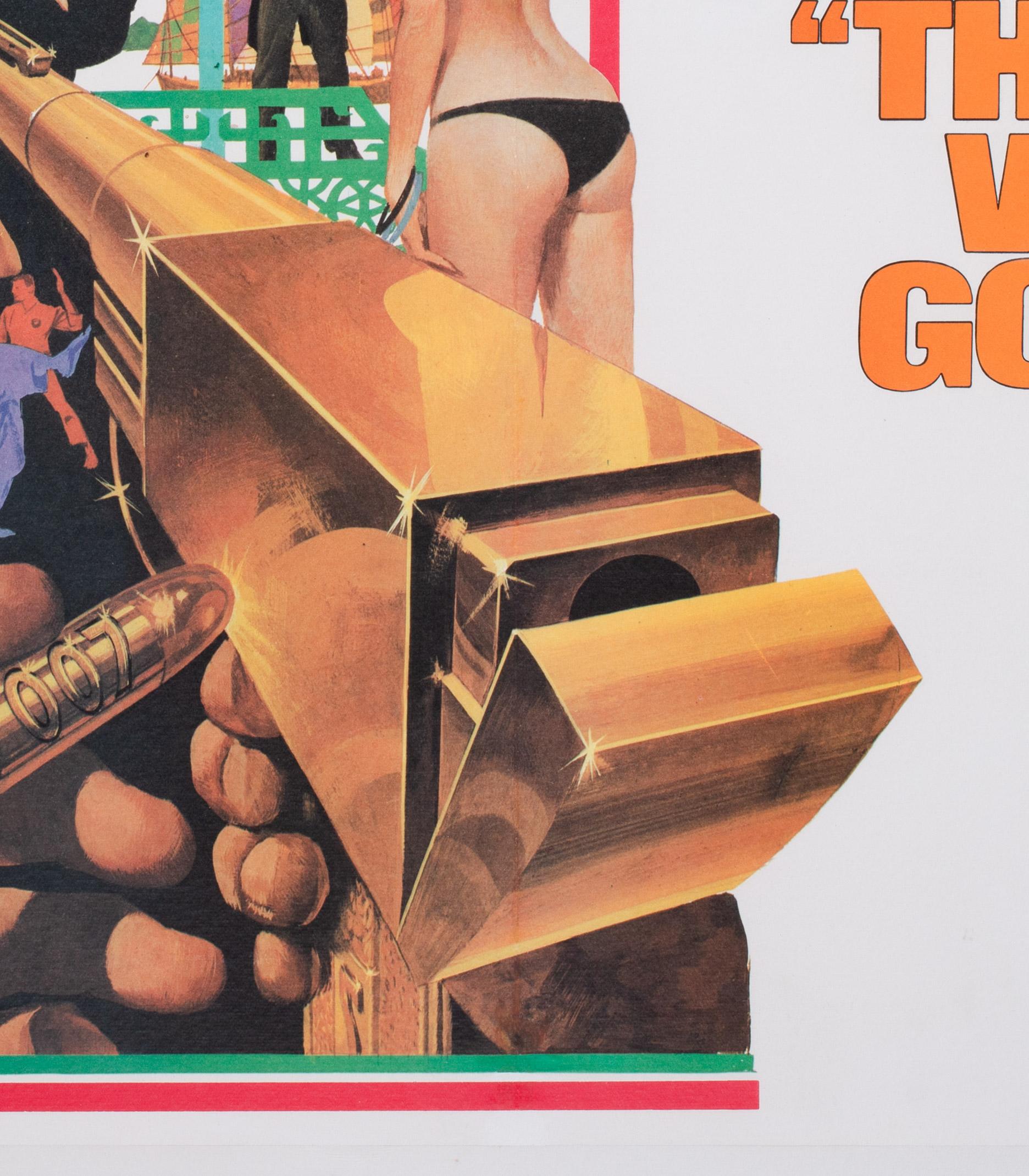 Man with the Golden Gun, James Bond, UK Film Poster, Robert McGinnis, 1974 1