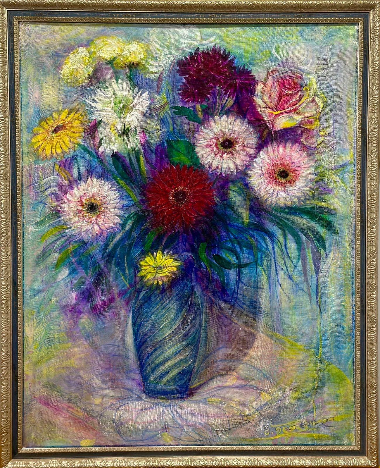 Zeitgenössische georgische Kunst von Manana Eloshvili - Holländische Gänseblümchen