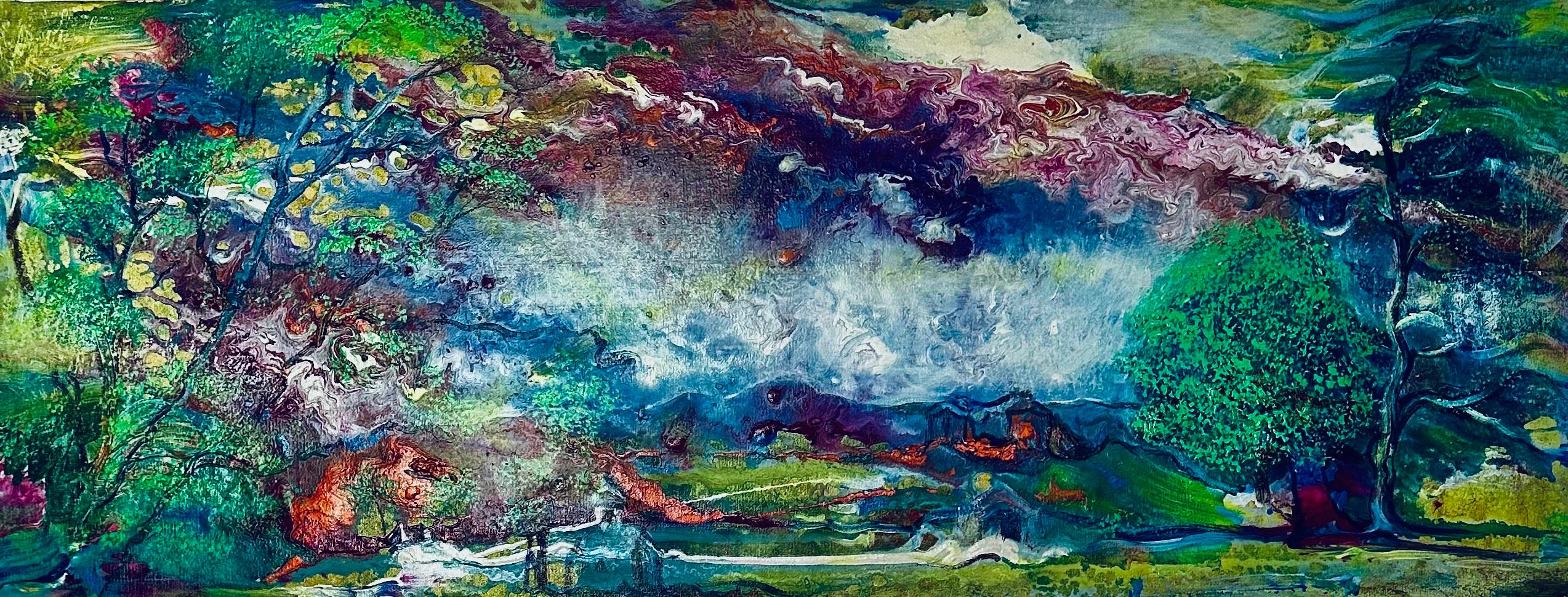 Zeitgenössische georgische Kunst von Manana Eloshvili - Wald