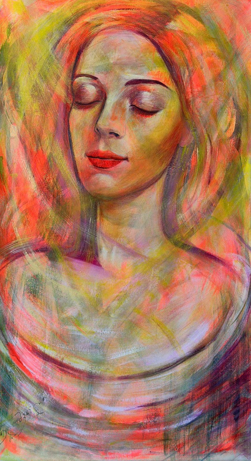 Arte contemporanea georgiana di Manana Eloshvili - Meditazione
