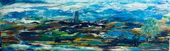 Arte georgiano contemporáneo de Manana Eloshvili - Paisaje de barranco