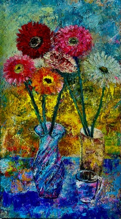 Georgian Contemporary Art by Manana Eloshvili - Nature morte de fleurs 2