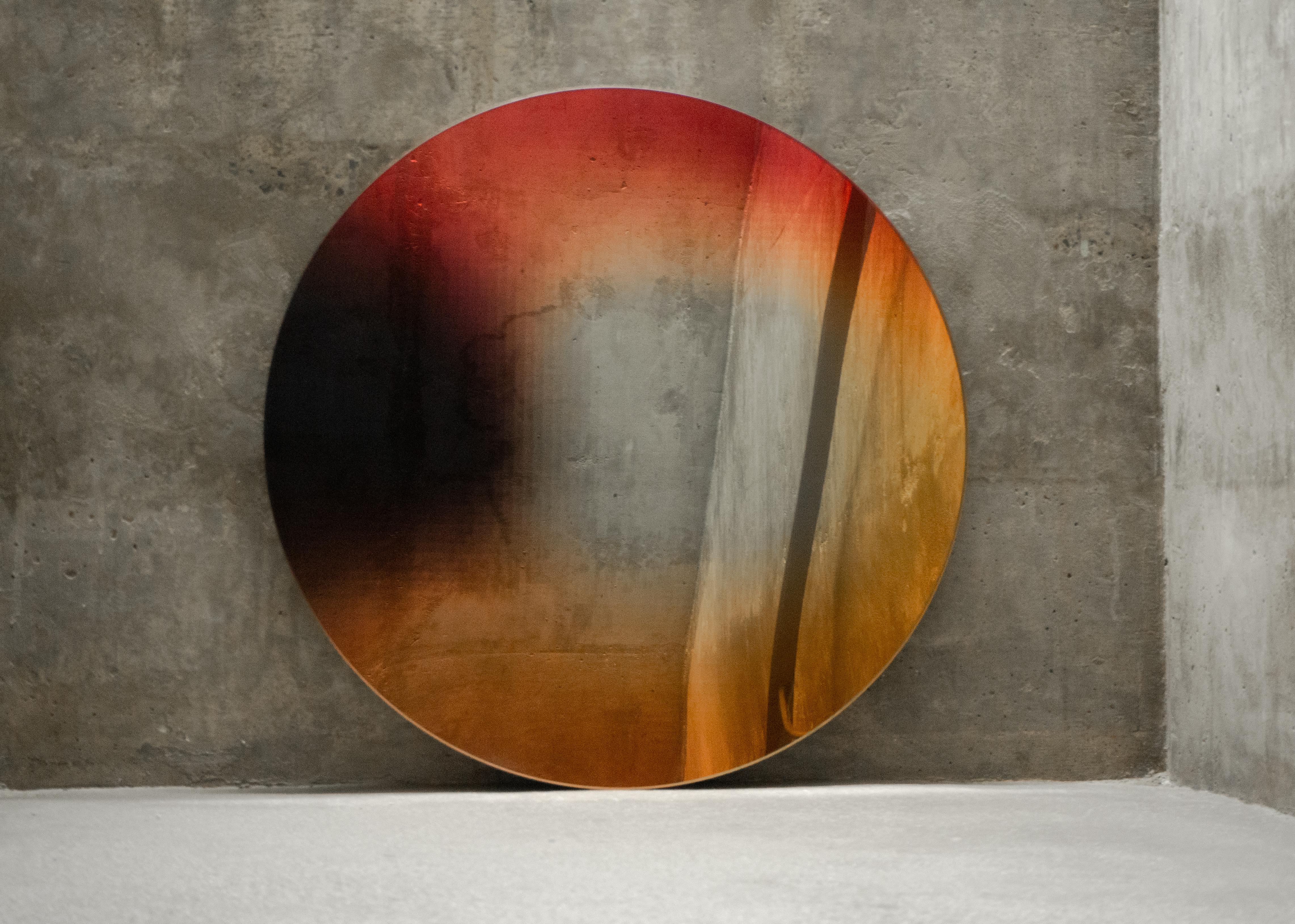Manatsu Contemporary Wall Mirror For Sale 1
