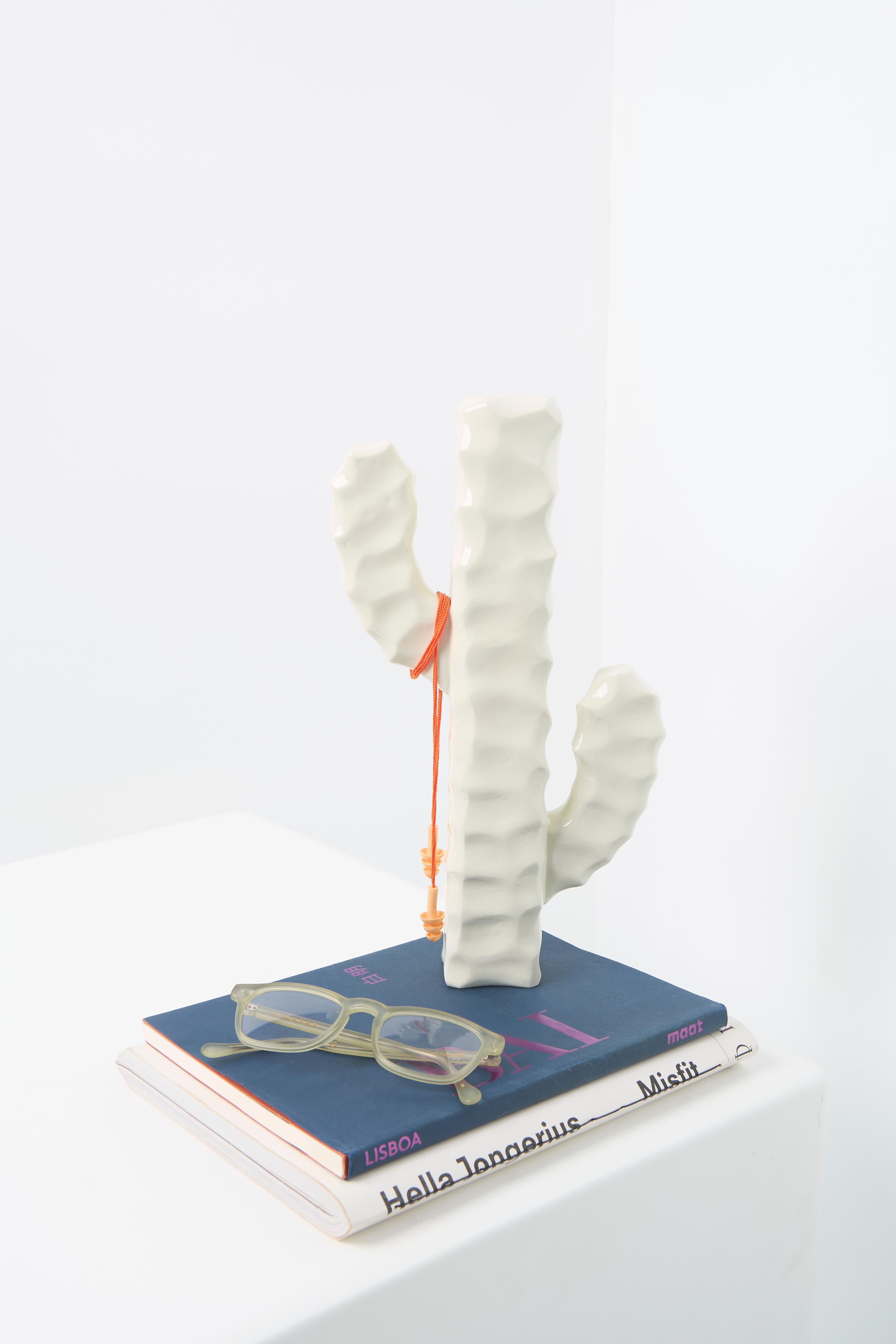Série Mandacaru, sculpture de table Cactus en bois en vente 7