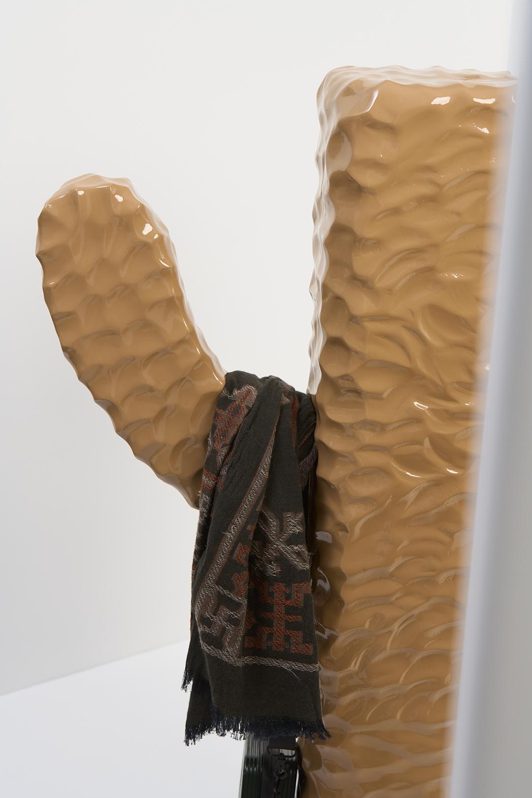 Série Mandacaru, grande sculpture de sol Cactus en bois en vente 8