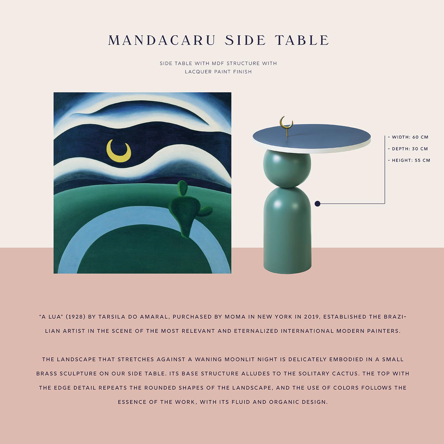 Laiton Table d'appoint Mandacaru en vente