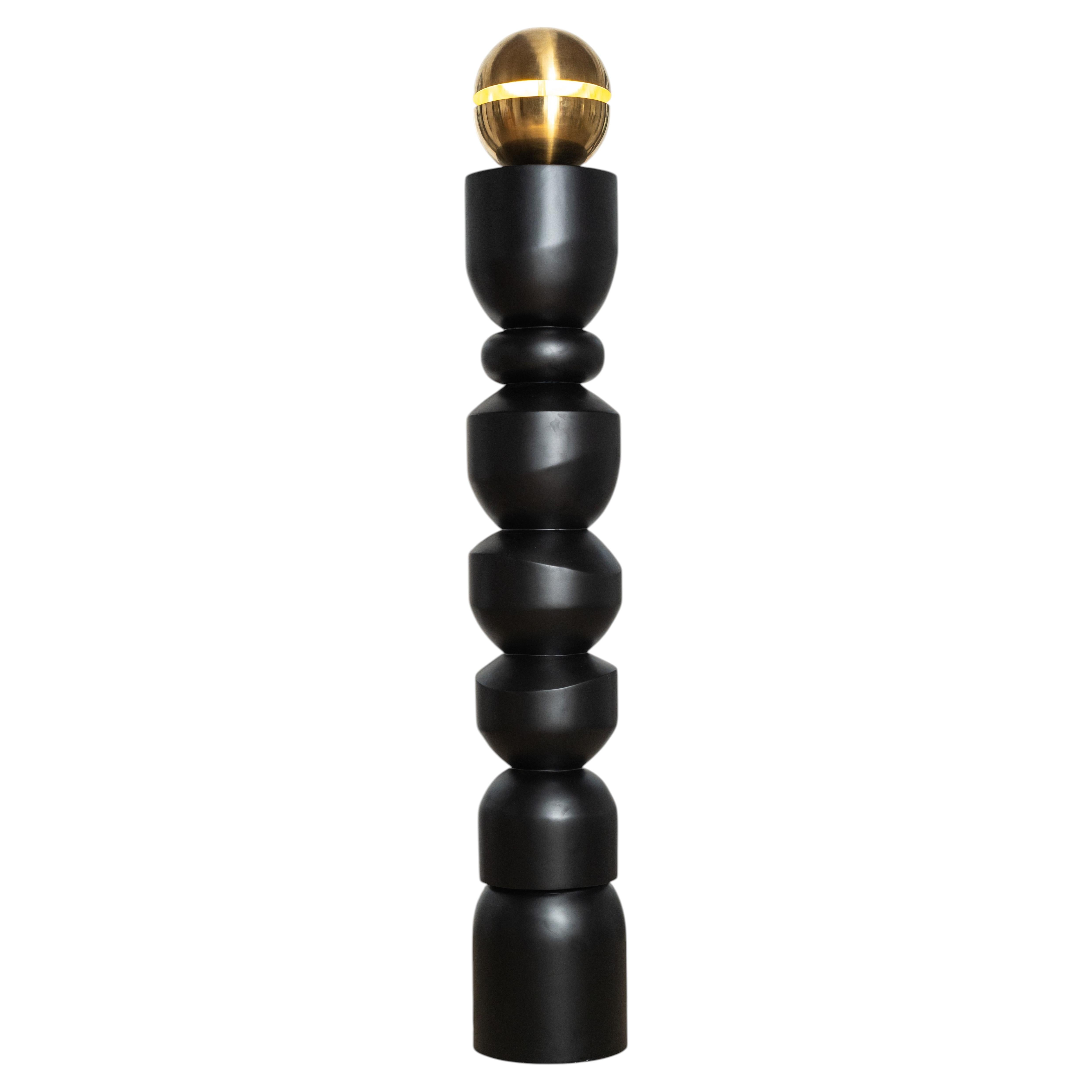 Stambha Noir Lamp by Deetee Home
