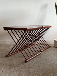 Mandalay Teak Folding Side Tables