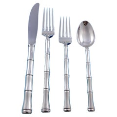 Mandarin by Towle Sterling Silver Flatware Set for 8 Service 33 pcs Bamboo