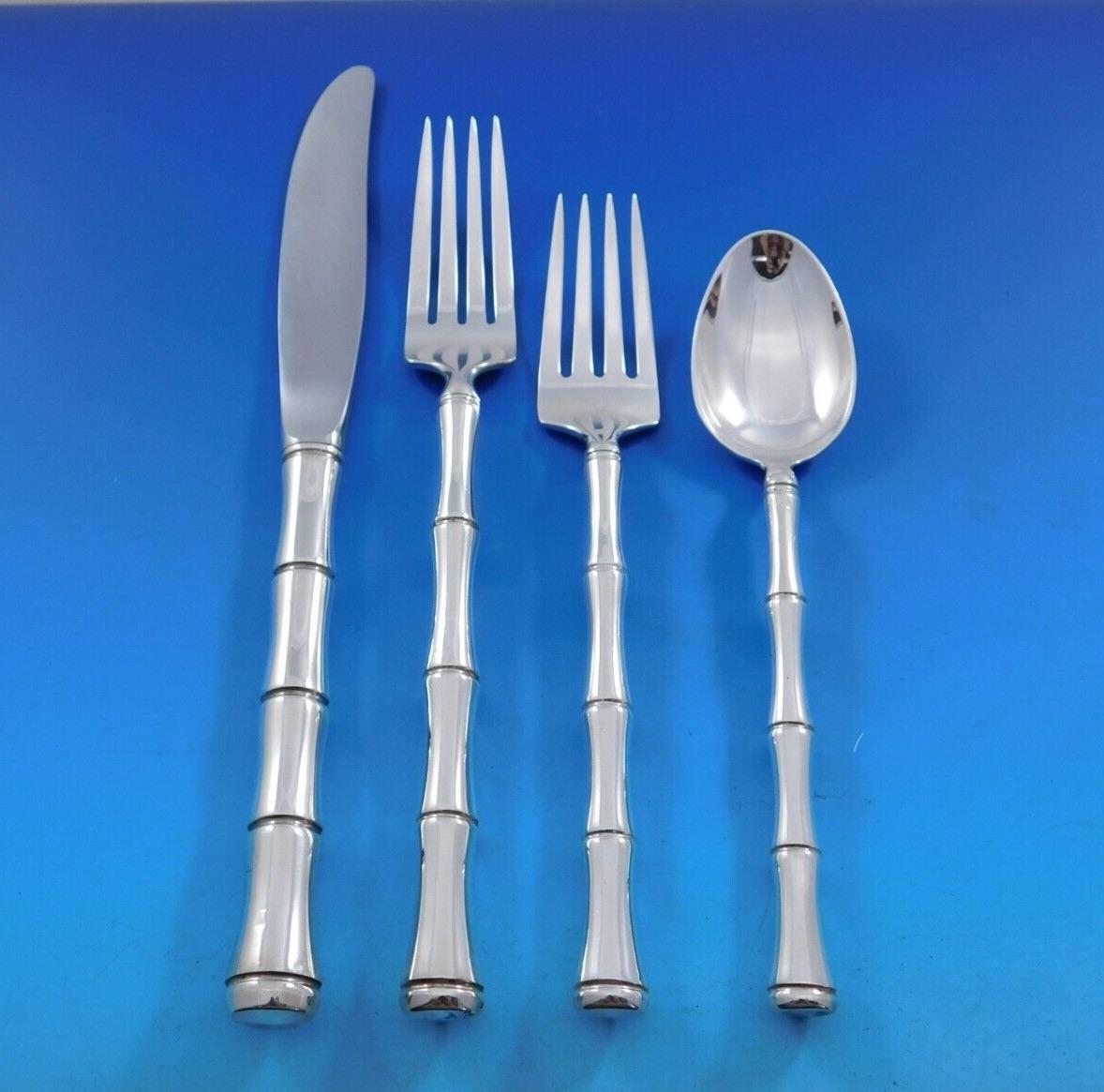 Mandarin by Towle Sterling Silver Flatware Set for 8 Service 51 pcs Bamboo 4