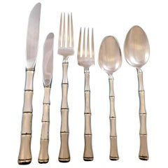 Mandarin by Towle Sterling Silver Flatware Set for 8 Service 52 pieces Bamboo