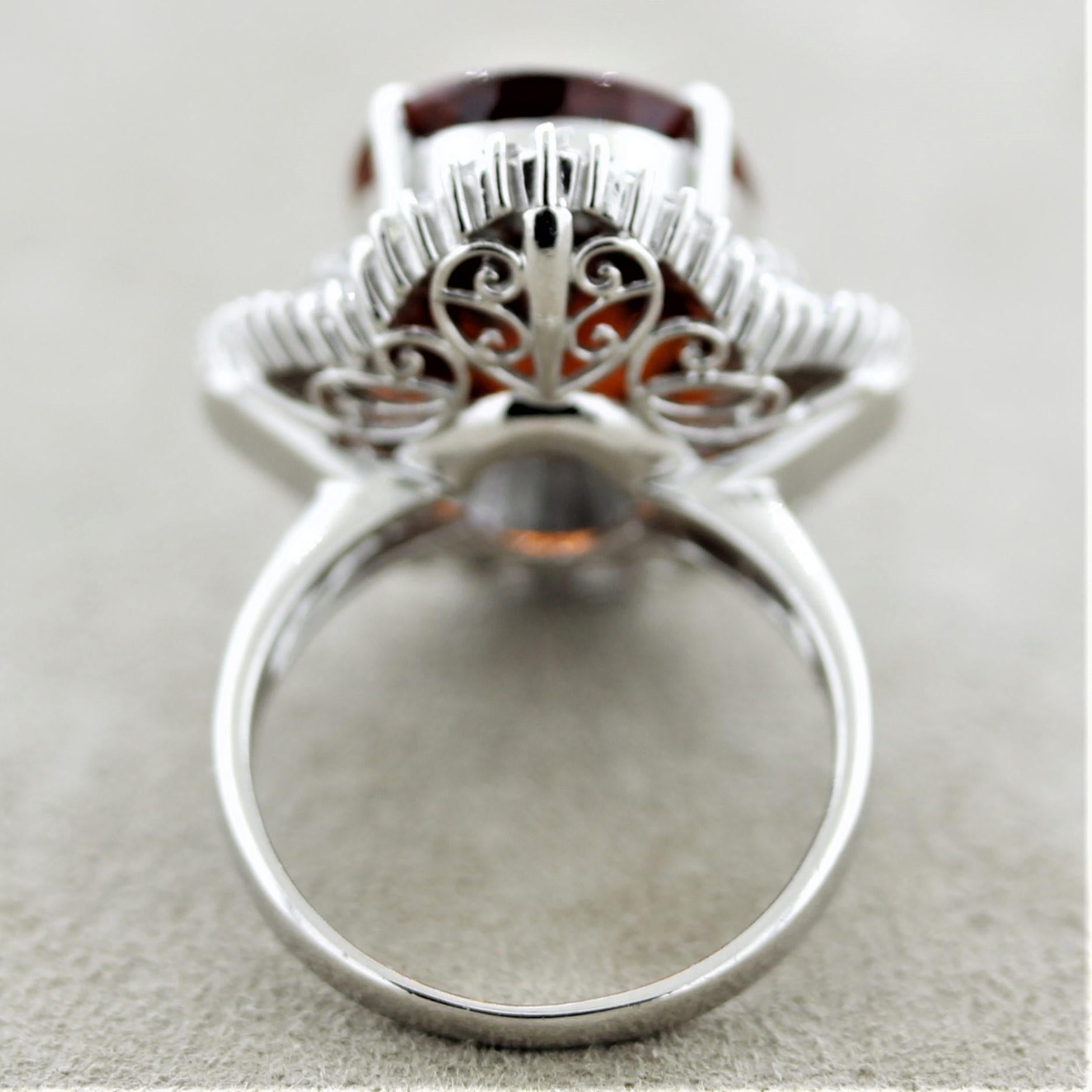 mandarin garnet ring