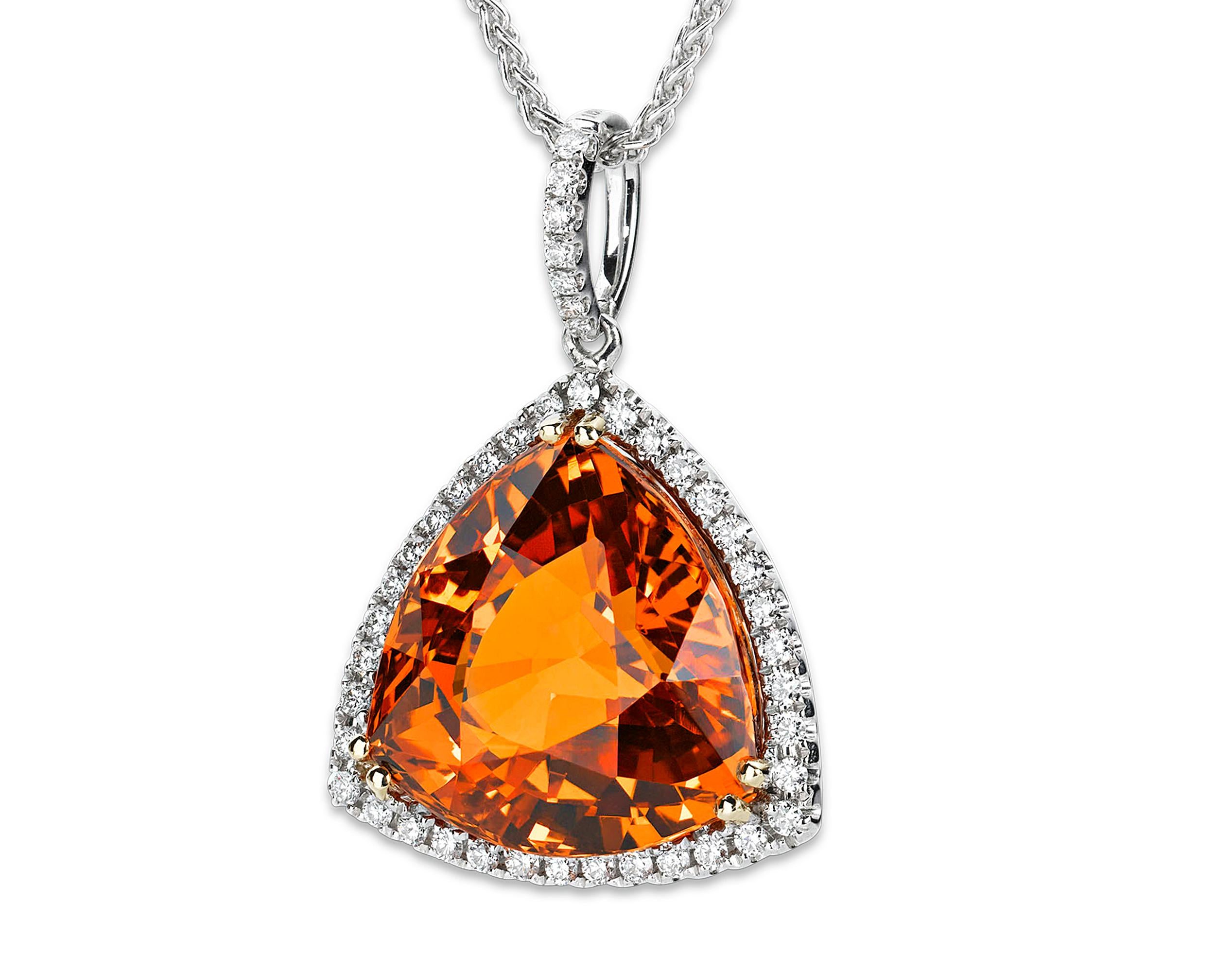 mandarin garnet pendants