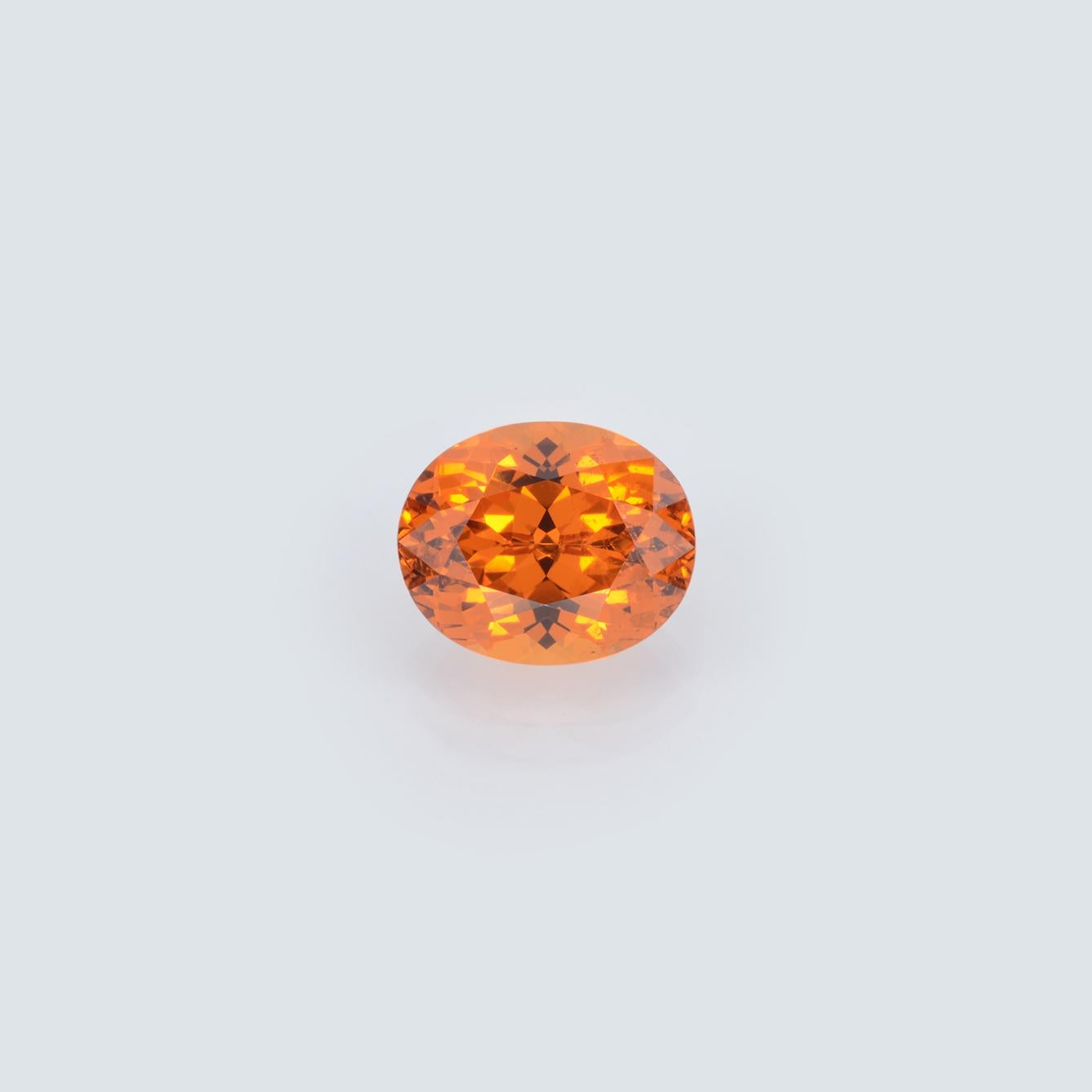 5.46 carat Mandarin Garnet oval gem, offered loose to a lady or gentleman.
Returns are accepted and paid by us within 7 days of delivery.
We offer supreme custom jewelry work upon request. Please contact us for more details.
For your convenience we