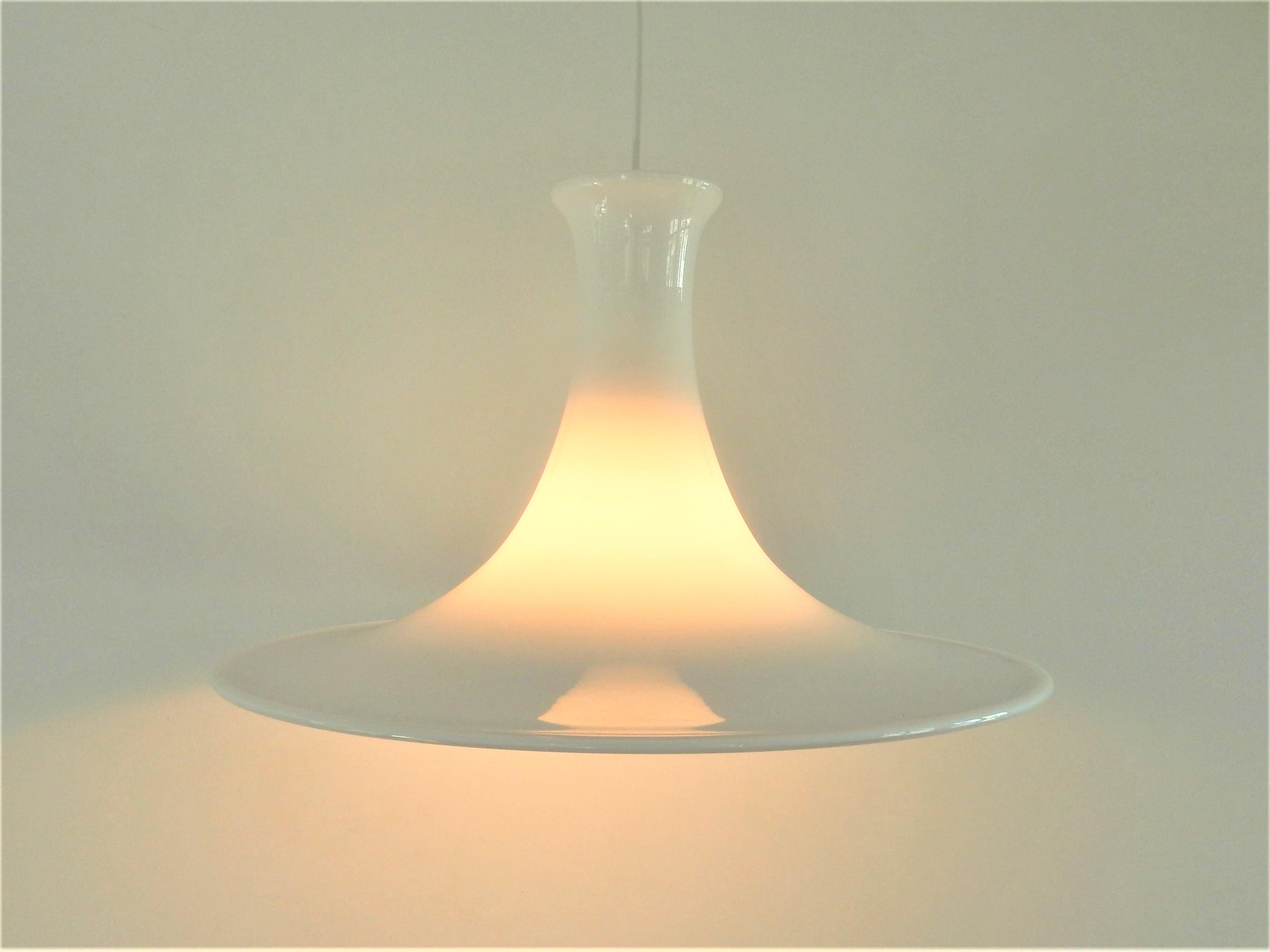 Vetro opalino Lampada a sospensione 