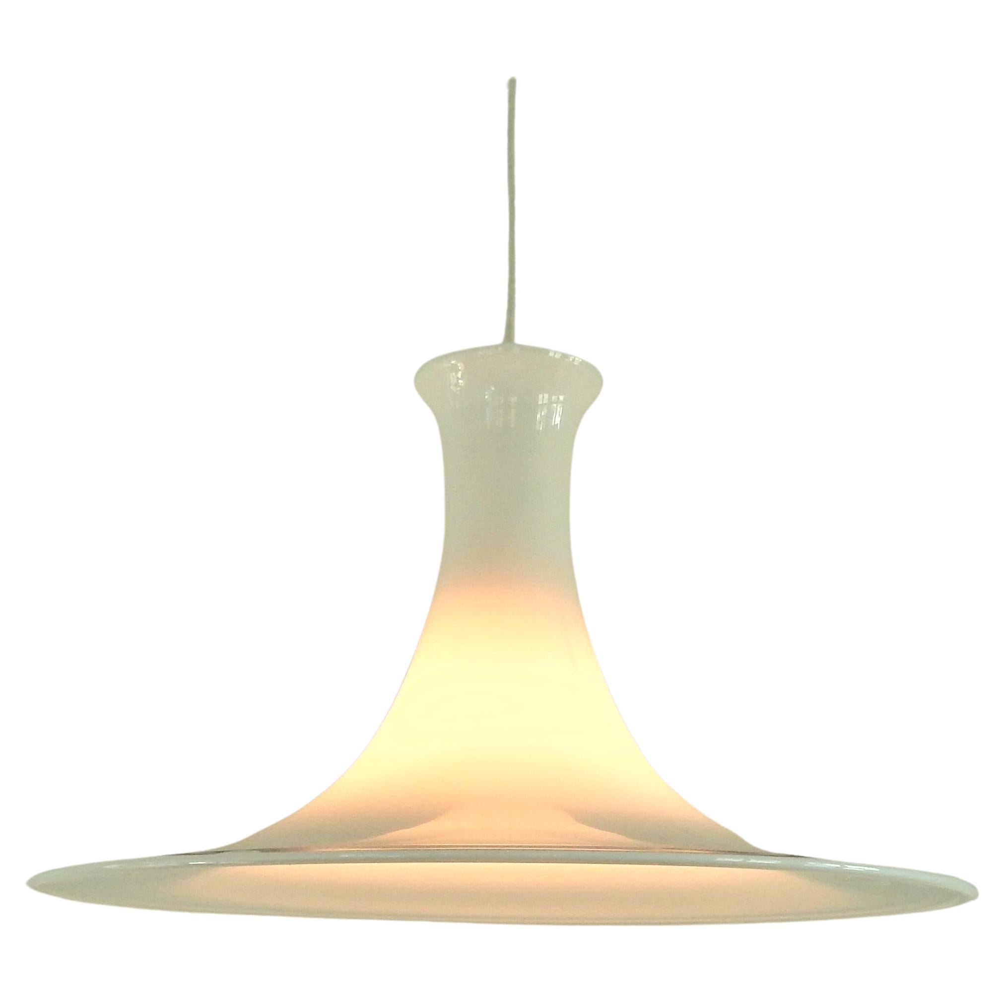 Lampe suspendue mandarine de Michael Bang pour Holmegaard/Royal Copenhagen, années 1980