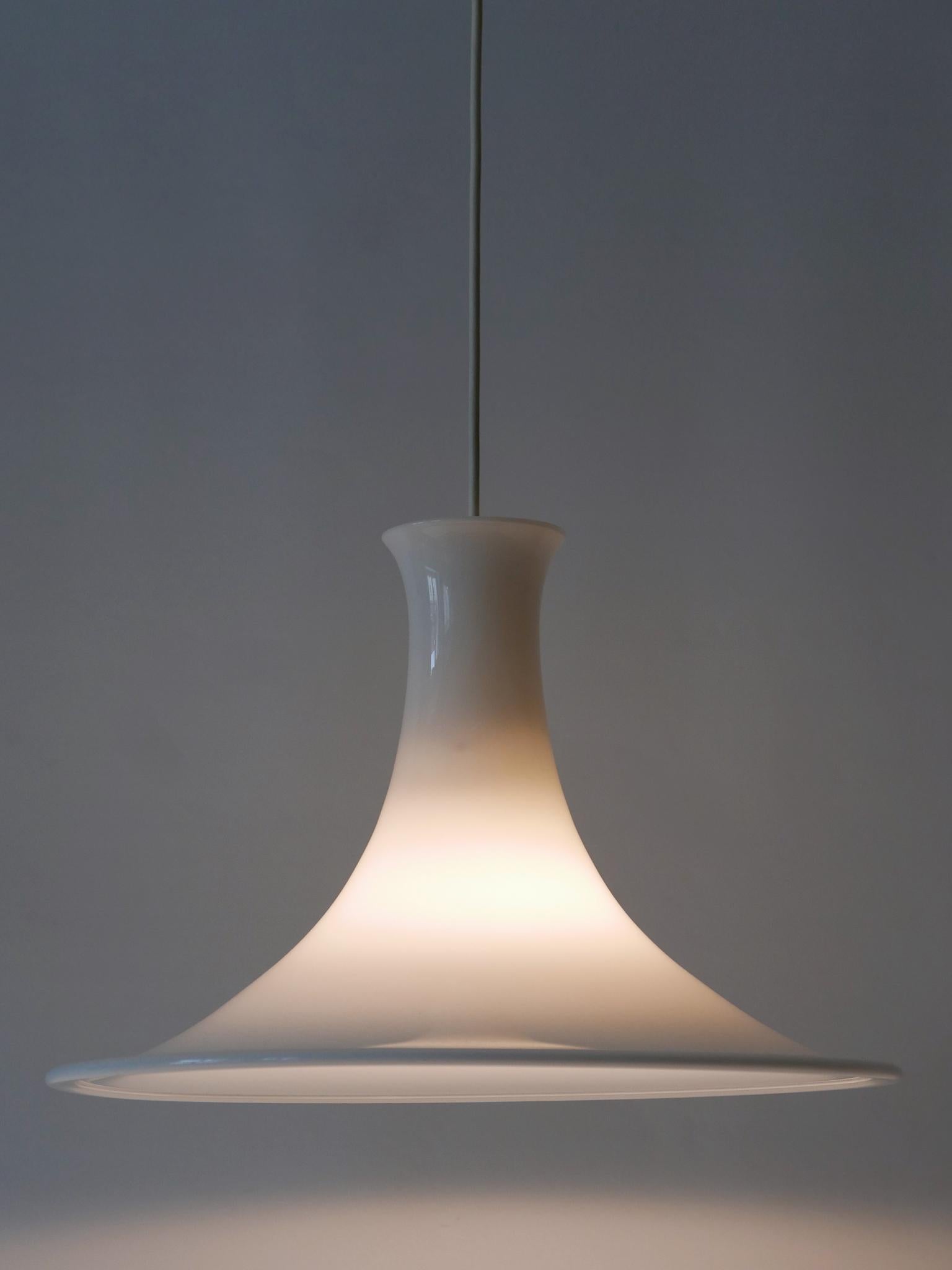 Lampe à suspension Mandarin par Michael Bang Für Holmegaard/Royal Copenhagen années 1980 en vente 3