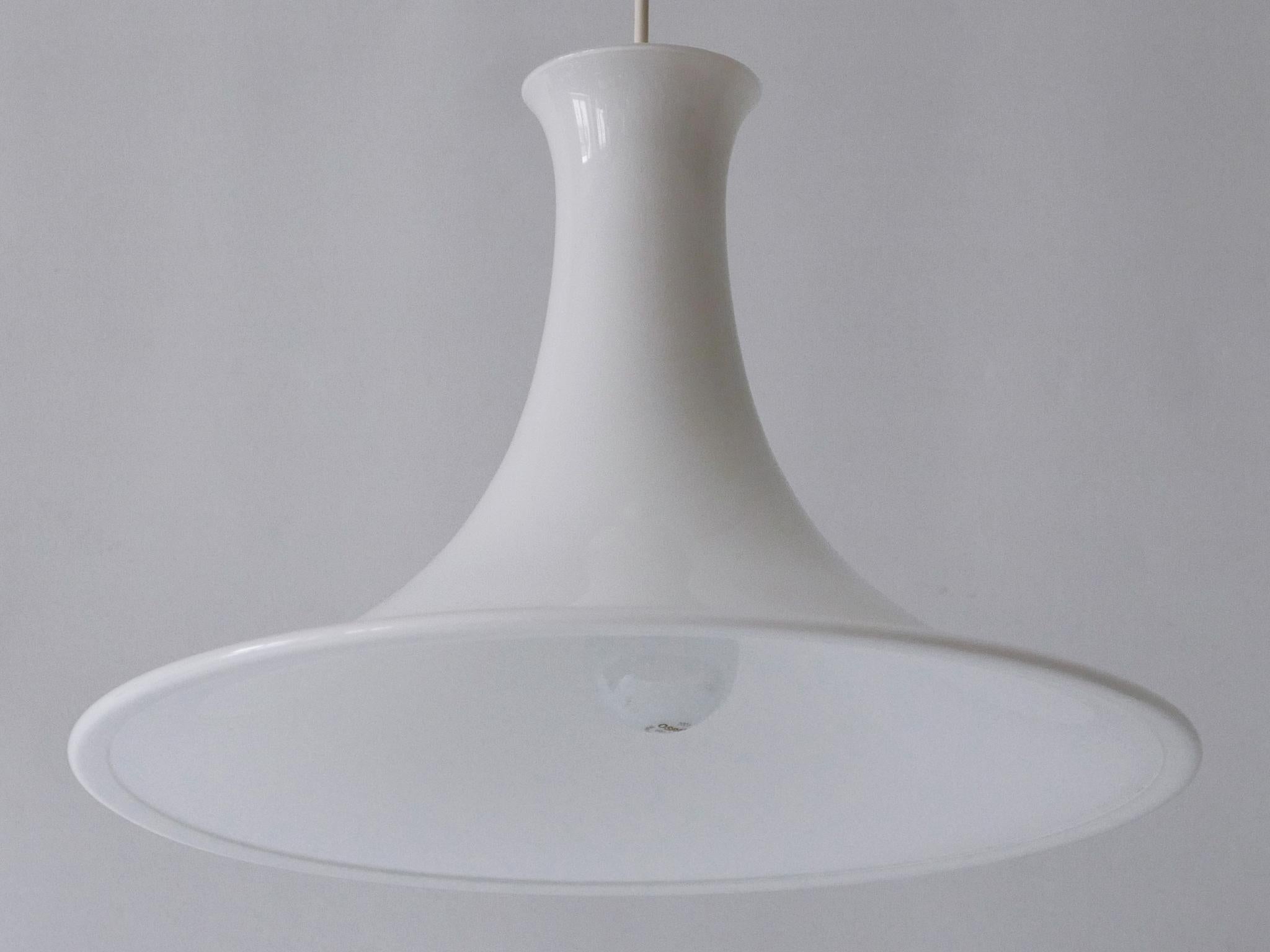 Lampe à suspension Mandarin par Michael Bang Für Holmegaard/Royal Copenhagen années 1980 en vente 6
