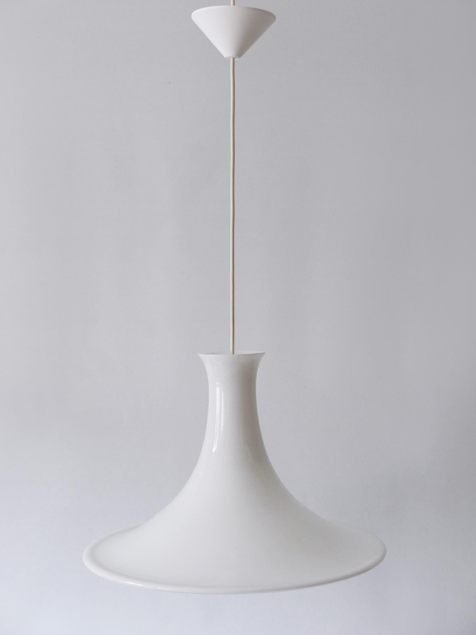 Mandarin Pendant Lamp by Michael Bang Für Holmegaard/Royal Copenhagen 1980s For Sale 8