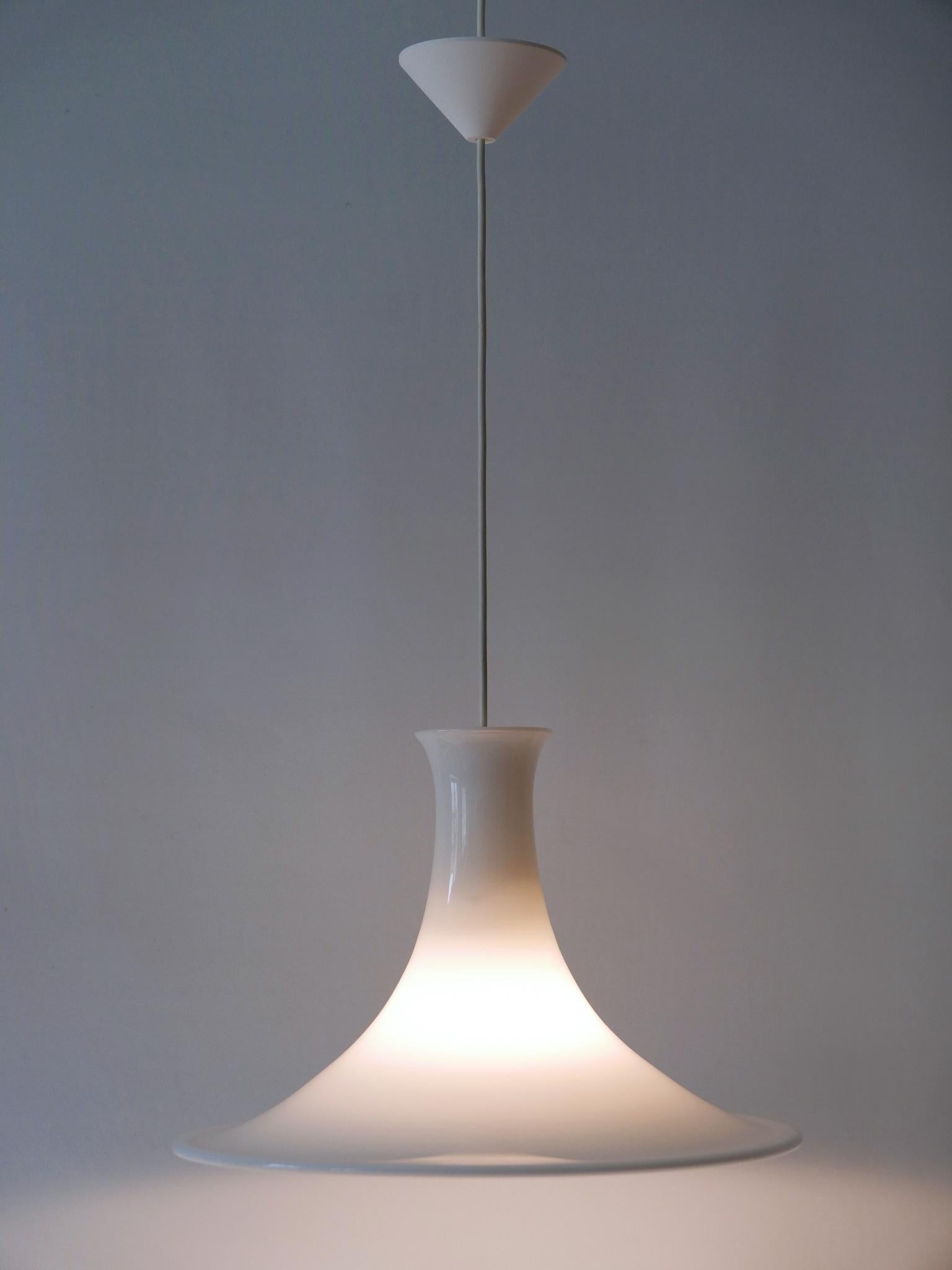 Mandarin Pendant Lamp by Michael Bang Für Holmegaard/Royal Copenhagen 1980s For Sale 9