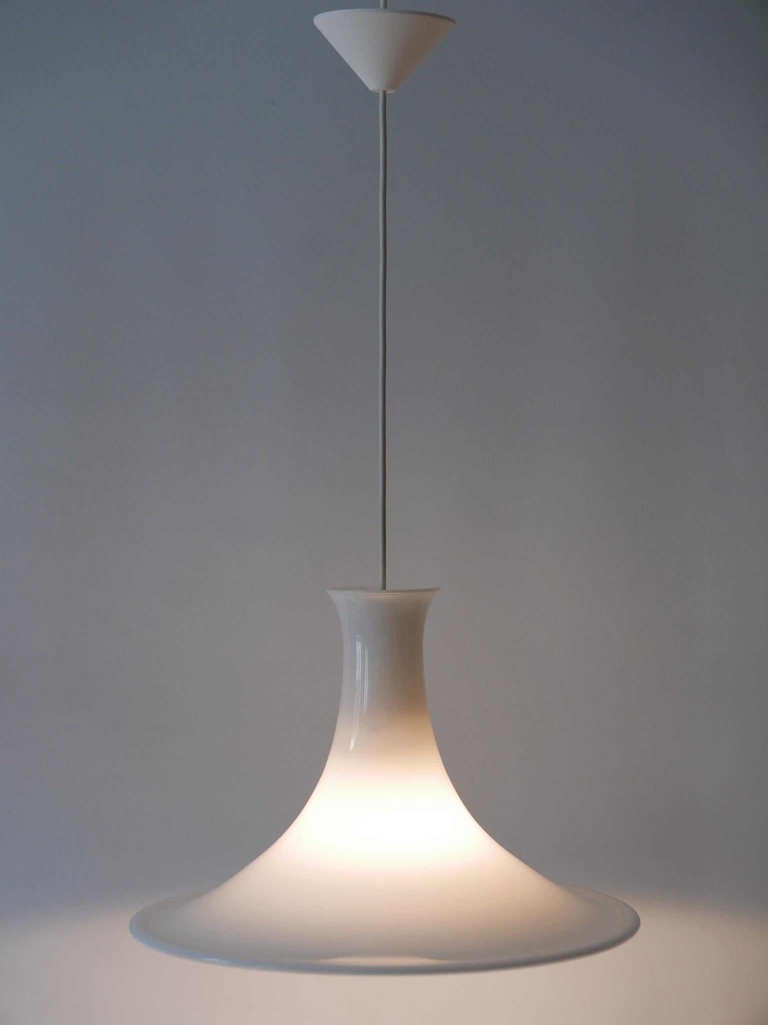 Lampe à suspension Mandarin par Michael Bang Für Holmegaard/Royal Copenhagen années 1980 Bon état - En vente à Munich, DE