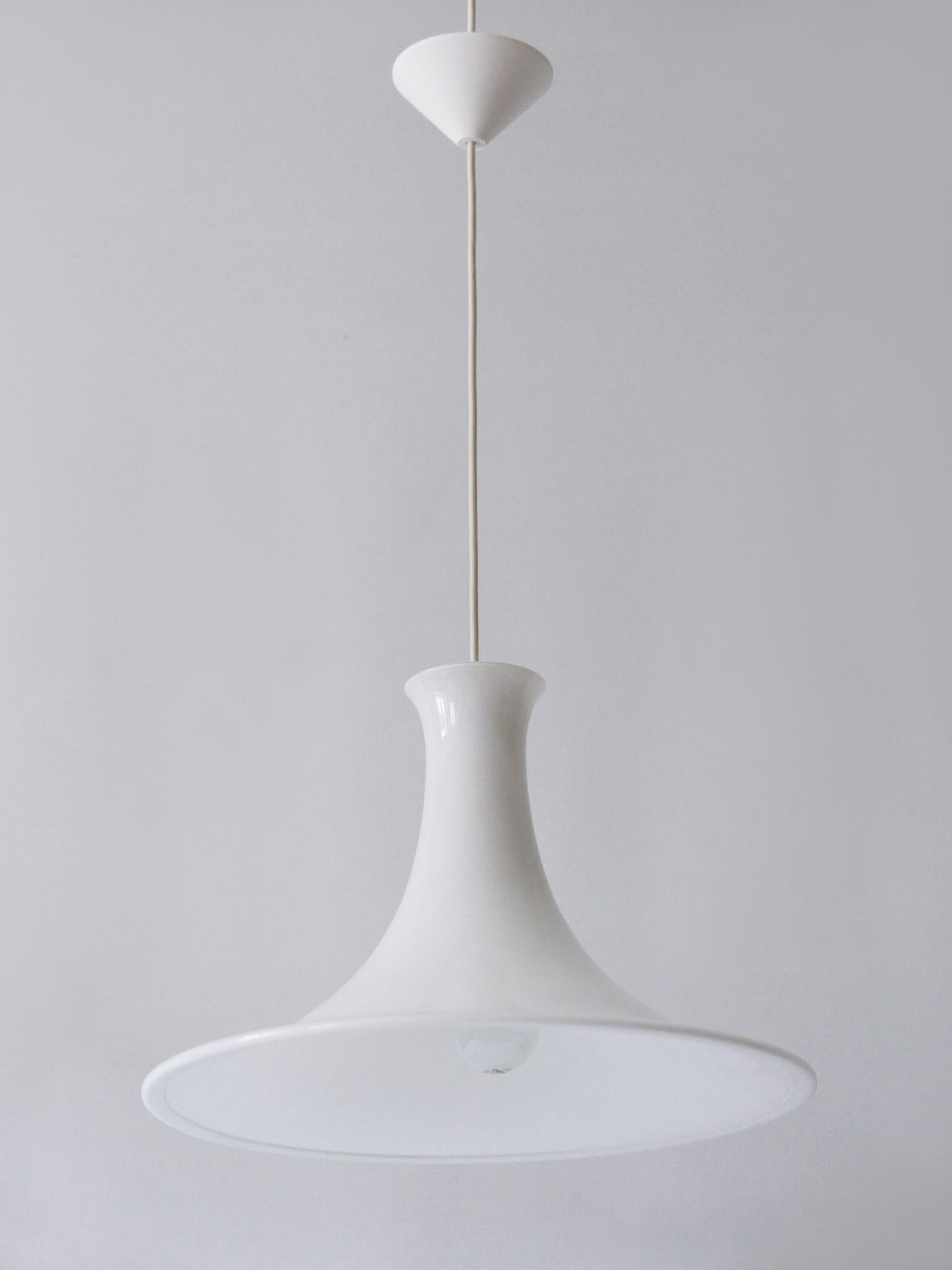 Lampe à suspension Mandarin par Michael Bang Für Holmegaard/Royal Copenhagen années 1980 en vente 1