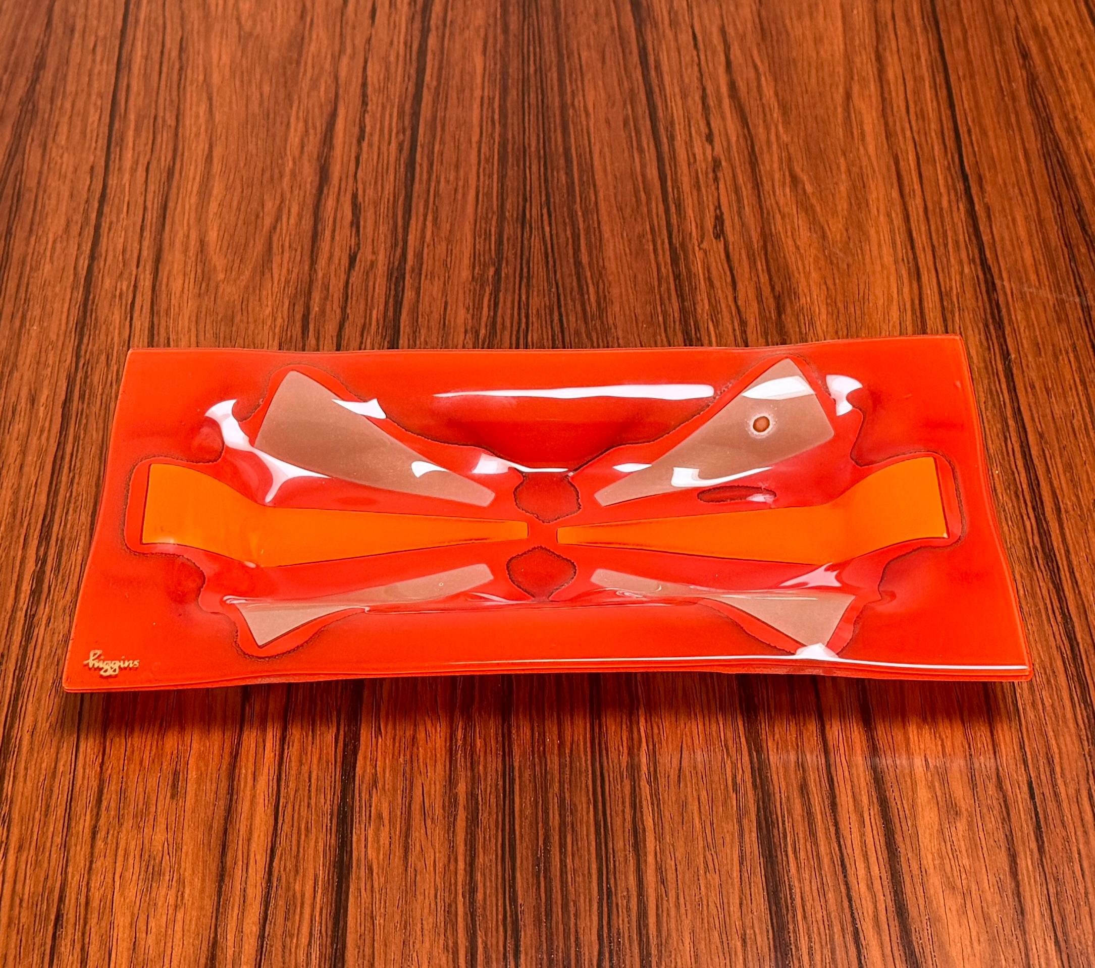 Mandarin Retangular Tray by Michael & Frances Higgins In Good Condition For Sale In Dallas, TX