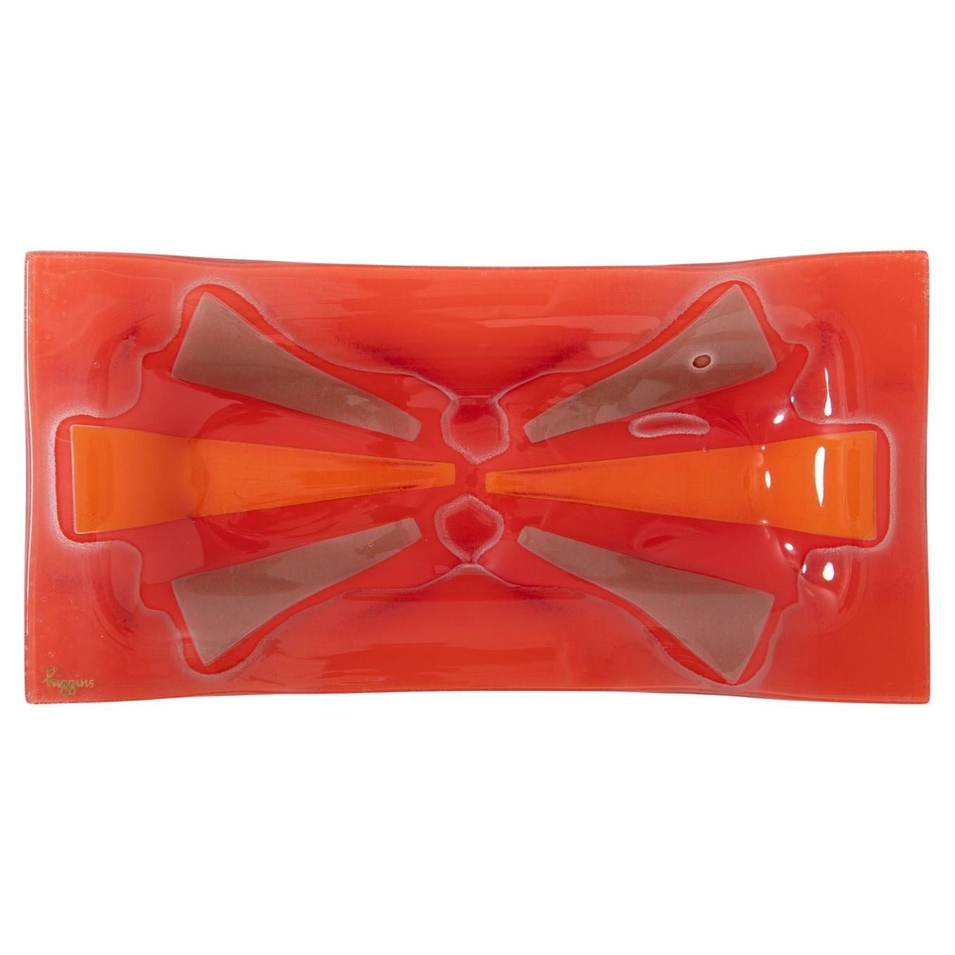 Mandarinenförmiges Tablett von Michael & Frances Higgins