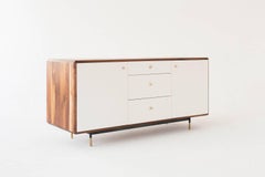 Mandelbrot Credenza in Walnut