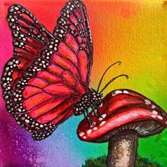 Celestial Metamorphosis: Die Umarmung des aufgestiegenen Schmetterlings - Zeitgenössischer Realismus 