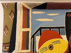 "Mandoline et Guitare" Tapestry, "Succession Picasso 2015" for Jules Pansu