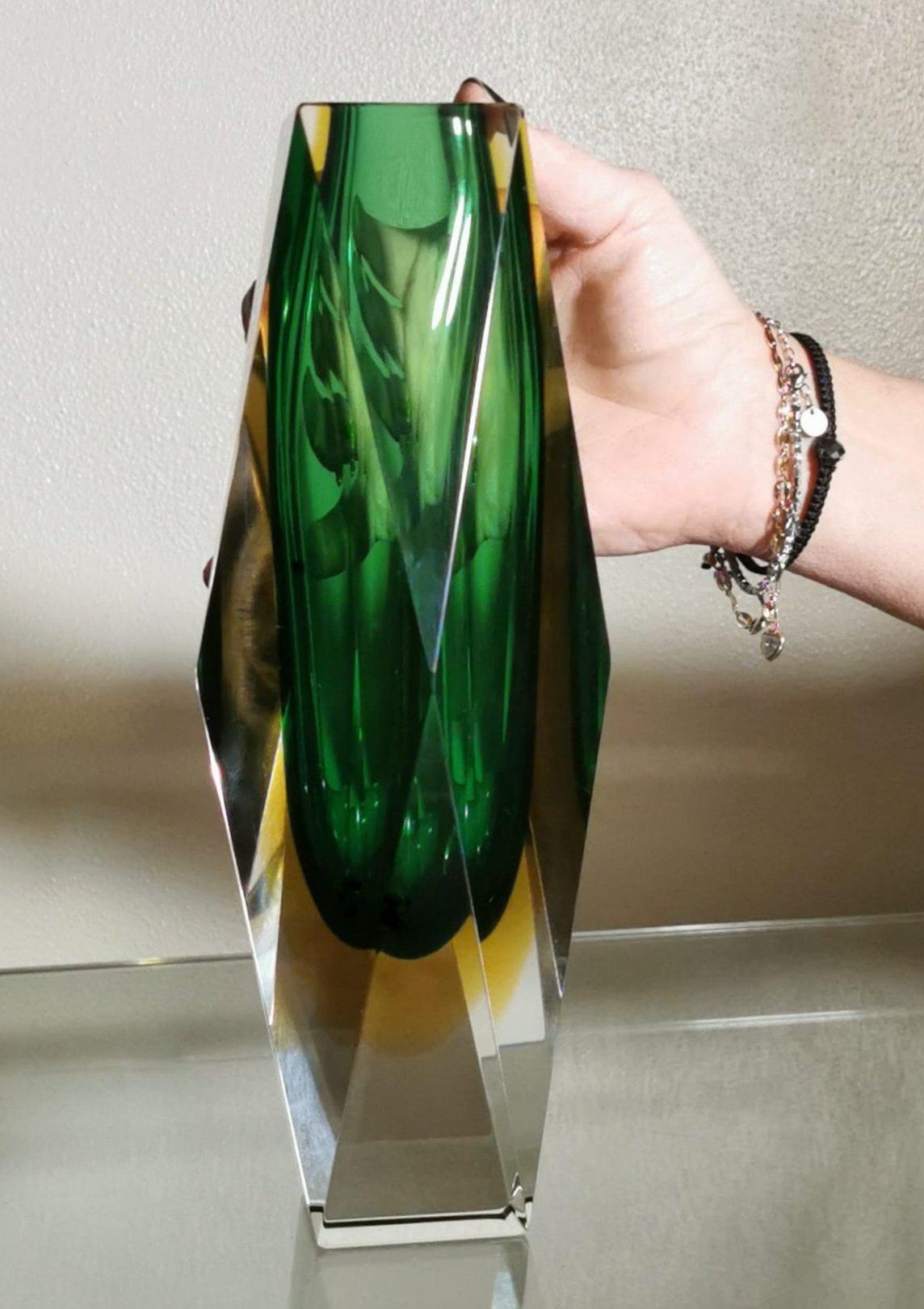 Mandruzzato Murano Glass Vase 