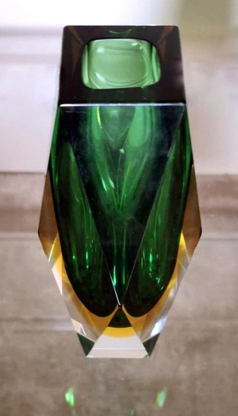 20th Century Mandruzzato Murano Glass Vase 