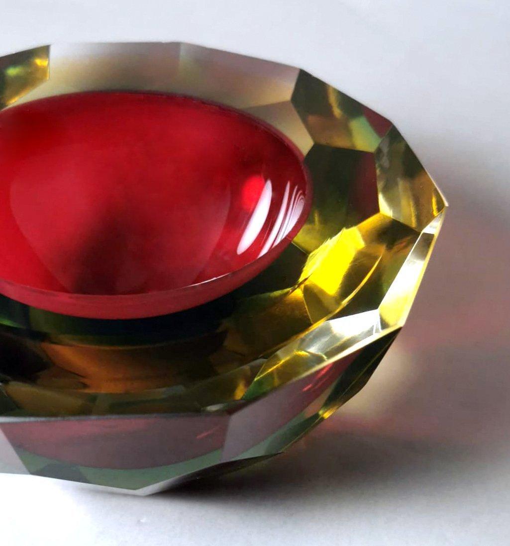 Mandruzzato Style Murano Ashtray 