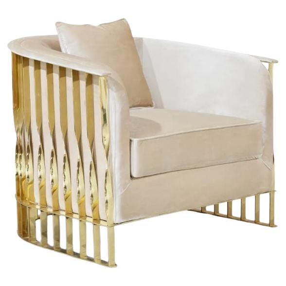 Fauteuil Mandy Laiton poli